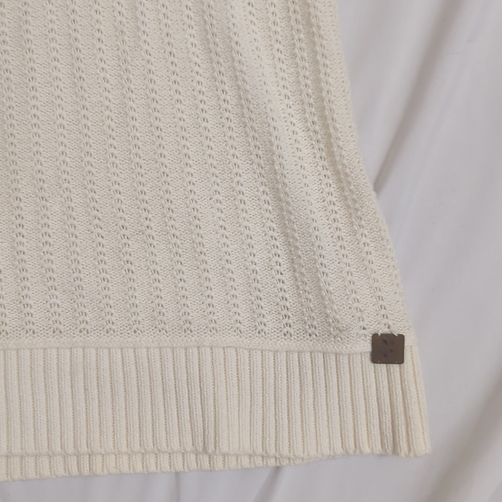 Roxy Hooded Sweater, Color Cream, Size L - Picture 6 of 12